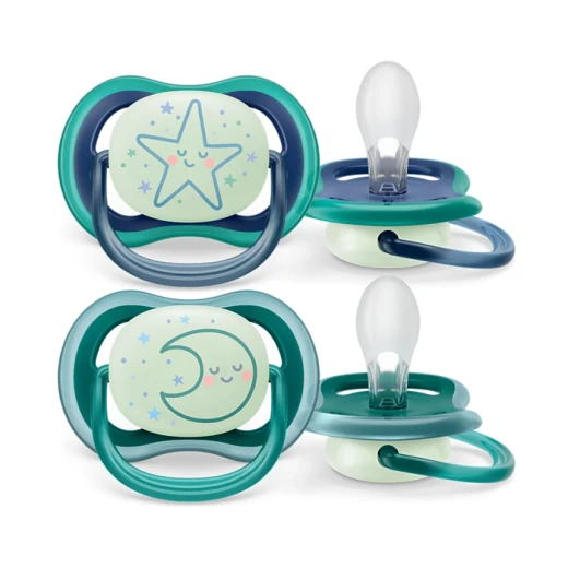 Philips AVENT SCF376/13 baby pacifier Classic baby pacifier Orthodontic Silicone Blue, Green - Philips Avent - Image 3
