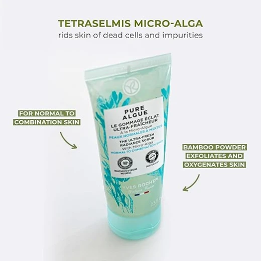 Yves Rocher Pure Algue The Ultra Fresh Radiance Scrub 75ml - Yves rocher - Image 6