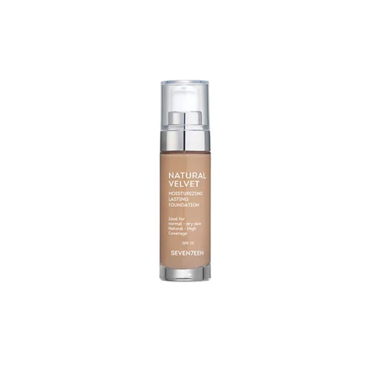 Seventeen Natural Velvet Matte Foundation SPF 20 30ml 8 Pack Flawless Coverage Makeup