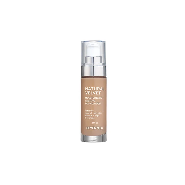 Seventeen Natural Velvet Matte Foundation SPF 20 30ml 8 Pack Flawless Coverage Makeup - Seventeen