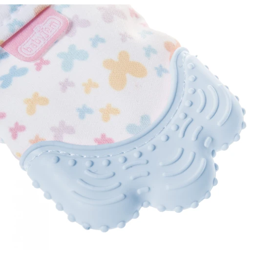 BabyJem Baby Teether Gloves Scratch – Blue - BabyJem - Image 8