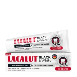 Lacalut Black & White Toothpaste, 75 Ml