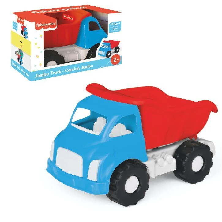 Fisher Price Jumbo Blue Toy Truck for Kids Garden Playtime Durable Construction Floating Tanker - Fisher-Price