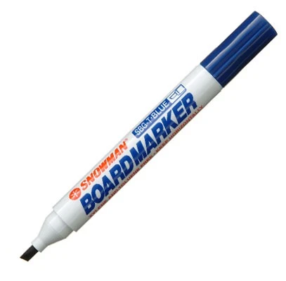 Snowman BG12T White Board Marker Chisel Blue Snowman BG12T White Board Marker Chisel Blue