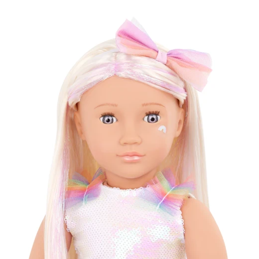 Our Generation Doll W/Unicorn Outfit, Iris 46cm - Our Generation - Image 5