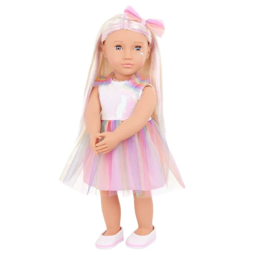 Our Generation Doll W/Unicorn Outfit, Iris 46cm - Our Generation - Image 6