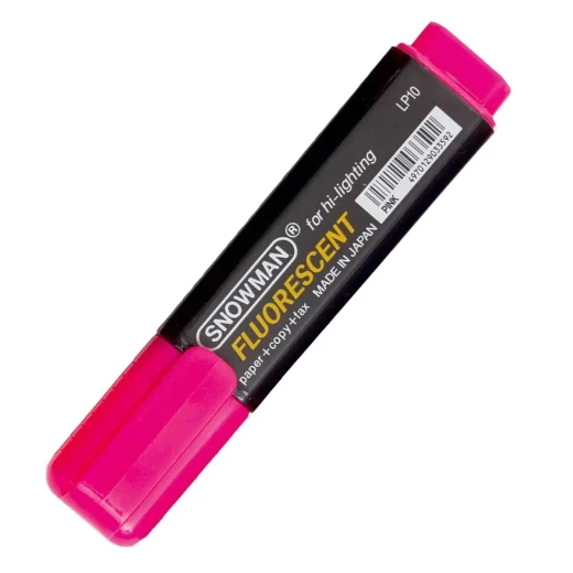 Snowman LP10-12 Fluorescent Marker Pink Snowman LP10-12 Fluorescent Marker Pink