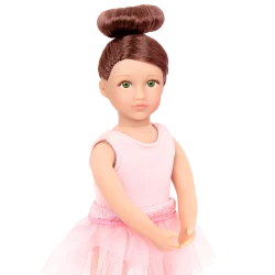 Our Generation Mini Sidney16cm Ballerina Mini Doll with Storybook