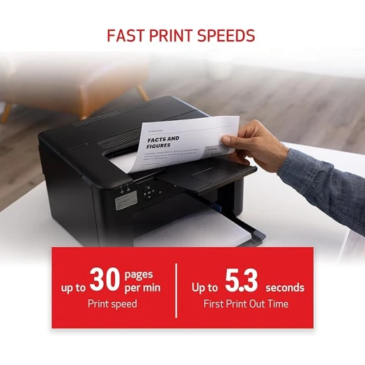 طابعة ليزر لاسلكية مزدوجة اللون باللون الأسود من  كانون LBP122DW - كانون - Image 3