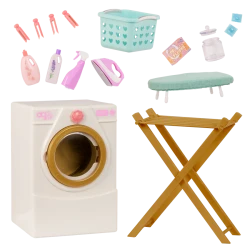 Our Generation Laundry day Washing machine and accessories for 46 cm dolls