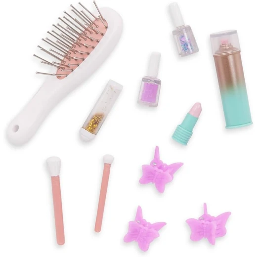 Our Generation Glam & Glow Vanity Set Pink dressing table and illuminated mirror for 46 cm dolls - Our Generation - Image 4