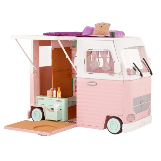 Our Generation RV Country Cruising 46cm Doll Camper Playset with Electronics Our Generation RV Country Cruising 46cm Doll Camper Playset with Electronics