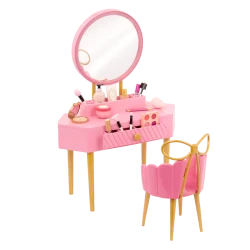 Our Generation Fabulous Fun Vanity Set Pink Vanity Table & Accessories for 46cm Dolls