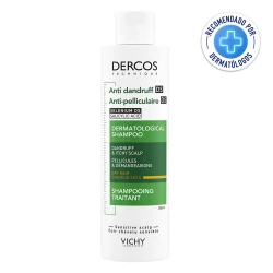 Vichy Dercos Anti-dandruff Shampoo For Dry Hair (Green) (200 Ml)