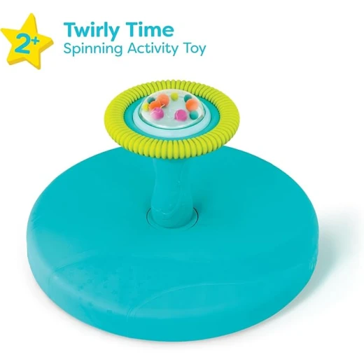 B. toys play Spinning Activity Colorful Bead Popper, Easy-Grip Handle, Active Play For Toddlers, 2 Years +,Twirly Time - B. toys - Image 3
