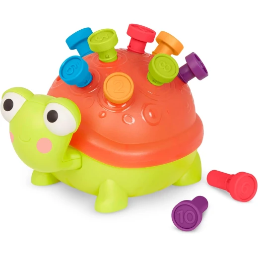B. toys- Teaching Turtle,10 Numbered & Colorful Pegs , Learning Toy with Lights & Sounds ,Educational Toys for Toddlers, Kids ,+18 Months