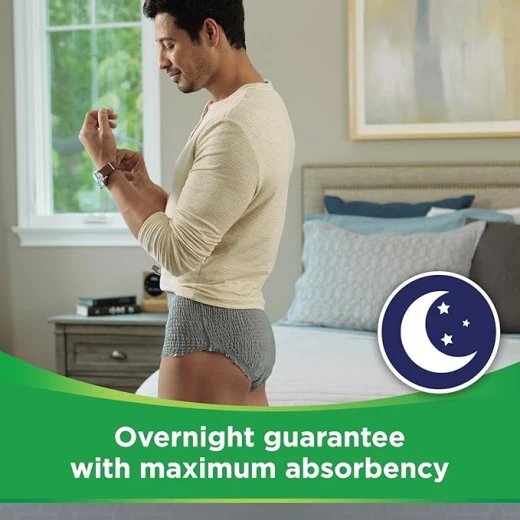 Depend Comfort Protect Underwear For Men Large XL 9 Pants - Depend - Image 2