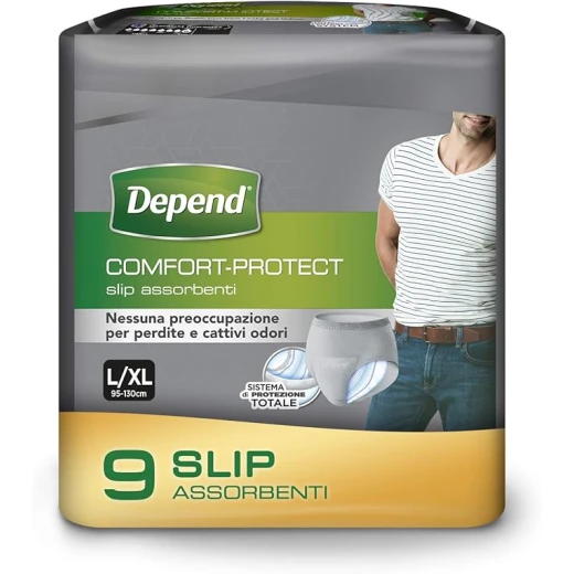 Depend Comfort Protect Underwear For Men Large XL 9 Pants Depend Comfort Protect Underwear For Men Large XL 9 Pants