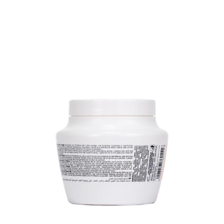 Fanola Nourishing Professional Hair Mask for deep care of dry 500ml , damaged and brittle hair, enriched with milk proteins to rebuild hair fibers from within, strengthen hair structure, improve elasticity, reduce frizz and breakage, enhance softness and natural shine, deeply detangle and provide intensive hydration that restores vitality from the first use, leaving hair healthier, stronger and easier to manage  - Fanola - Image 2