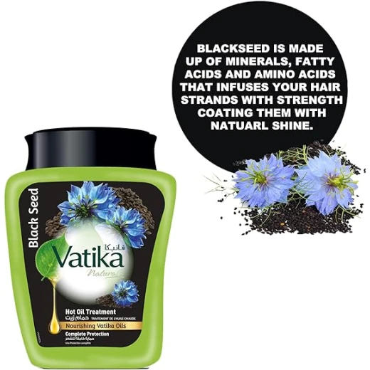 Vatika Hot Oil Treatment Cream, Black Seed, 500 Gram - Vatika - Image 4