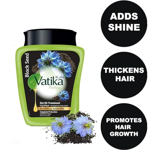 Vatika Hot Oil Treatment Cream, Black Seed, 500 Gram - Vatika - Image 3