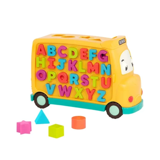 B. toys Educational Toy School Bus & Alphabet Pieces AlphaBus 3 years + B. toys Educational Toy School Bus & Alphabet Pieces AlphaBus 3 years +