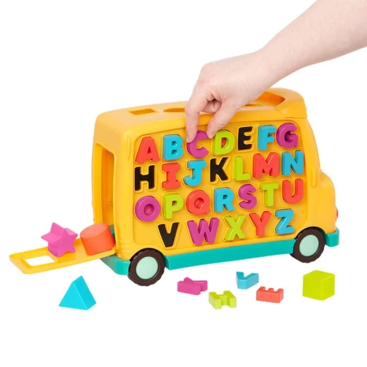 B. toys Educational Toy School Bus & Alphabet Pieces AlphaBus 3 years + - B. toys - Image 3