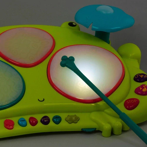 B.Toys Children's Musical Drum Rana The Frog Drum - B. toys - Image 3