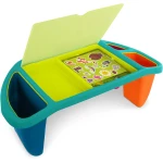 B. toys Imagination Station Creative Desk for Kids  for Art, Coloring, Writing Portable Table with Storage Space Reusable Sticker Set - B. toys