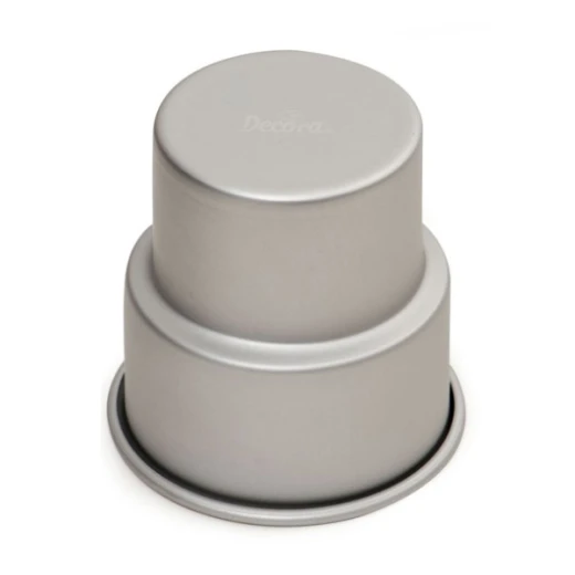 Decora Anodized aluminum mini wedding cake 2 tiers ‎4 x 4 x 10 cm - Decora - Image 2