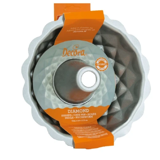 Decora Diamond bundt cake pan 20x8cm - Decora - Image 2