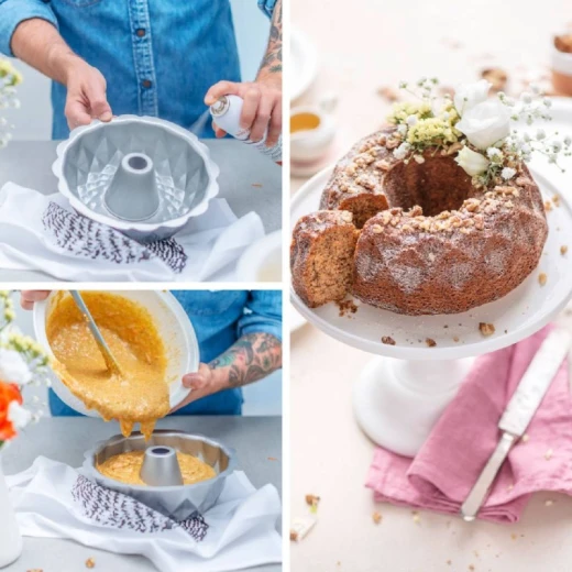 Decora Diamond bundt cake pan 20x8cm - Decora - Image 4