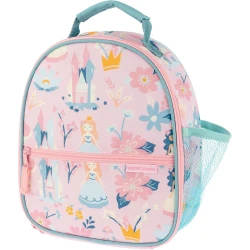 Stephen Joseph All Over Print Princess Lunch Bag 23cm x 26.7cm x 10.15cm 100% 600D polyester Exterior front zippered pocket and interior mesh and elastic pocket