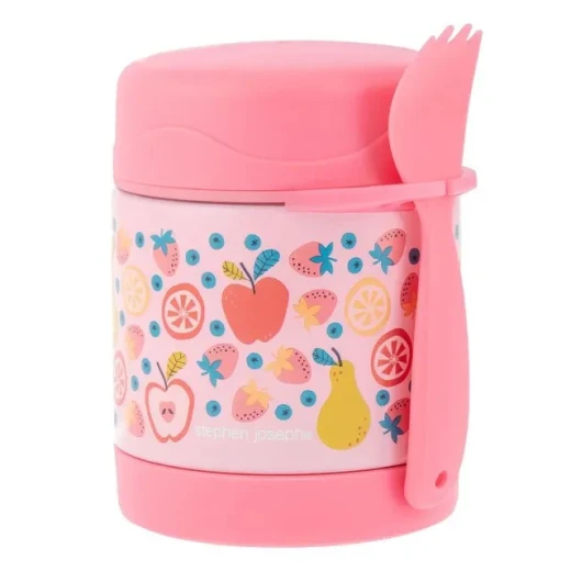 Stephen Joseph Insulated Food Jar Fruit 296 ml Stephen Joseph Insulated Food Jar Fruit 296 ml