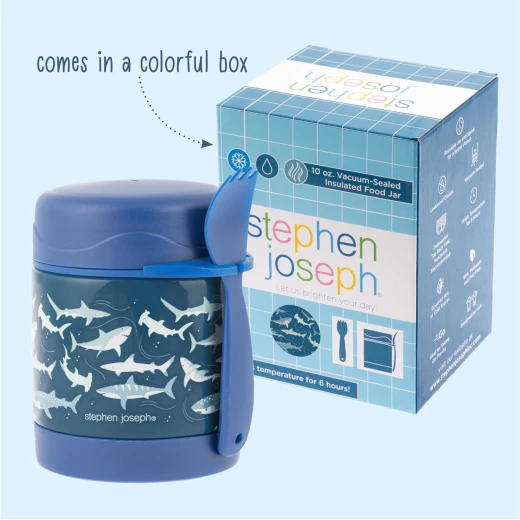 Stephen Joseph Insulated Food Jar Shark 296 ml - Stephen Joseph - Image 2