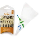 Decora Set 10 piping bag & 10 nozzles for writing - Decora