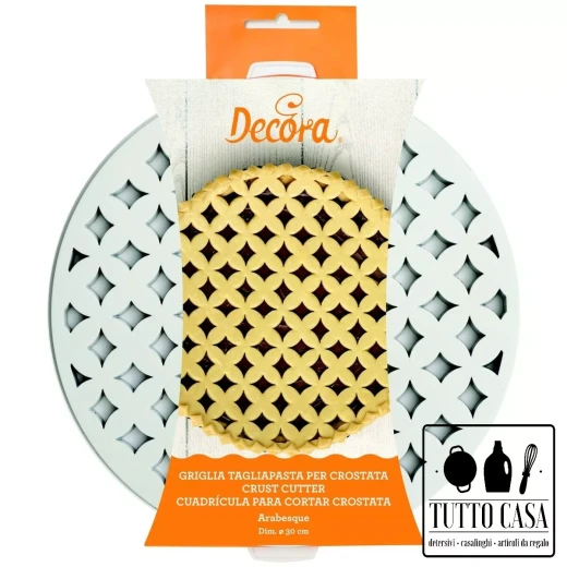 Decora Arabesque Crust Cutter for Pie and Tart Arabesque crust cutter 30 cm Decora Arabesque Crust Cutter for Pie and Tart Arabesque crust cutter 30 cm