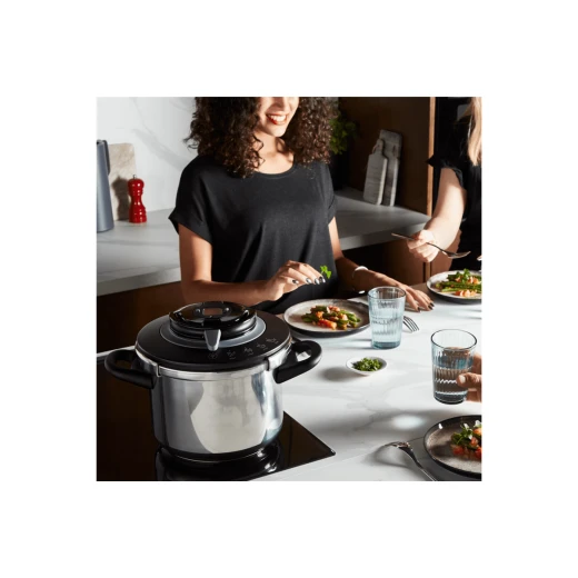 طباخ الضغط Clipso+CHEF 6 لتر  ستانلس ستيل/أسود من تيفال - تيفال - Image 12