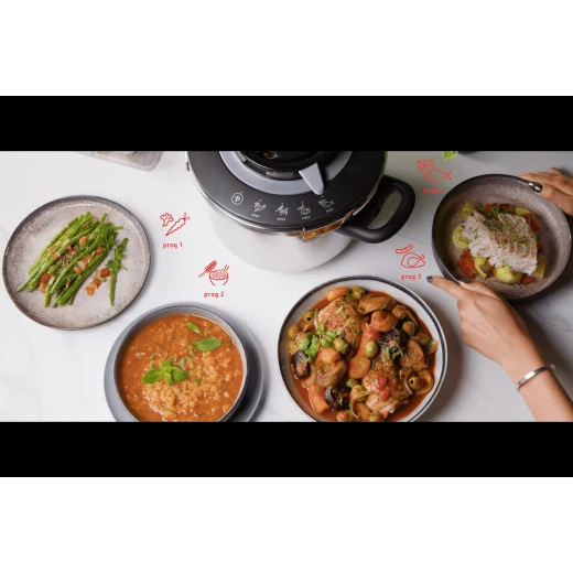 طباخ الضغط Clipso+CHEF 6 لتر  ستانلس ستيل/أسود من تيفال - تيفال - Image 5