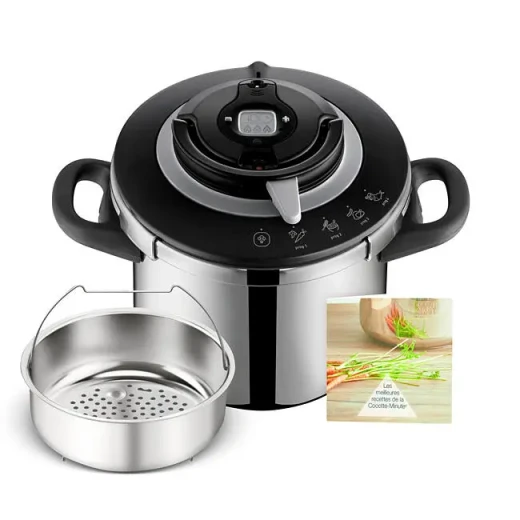 Tefal Clipso + Chef Pressure Cooker 8L Stainless Steel/Black - Tefal - Image 12