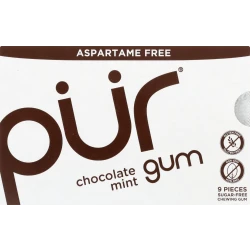PUR GUM Chocolate Mint Blister 9PC