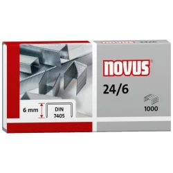 Novus 24/6 Super Staples 1000 pcs 6mm