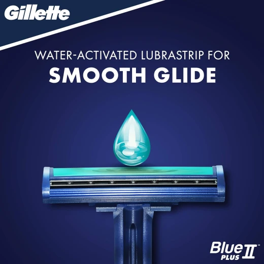 Gillette Blue 2 Plus Men's Razor 15+5 Blades - Gillette - Image 2