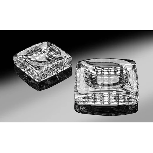 IVV Optic Square Ashtray Dia 18x18cm Transperant - IVV - Image 2