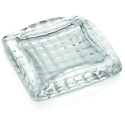IVV Optic Square Ashtray Dia 18x18cm Transperant
