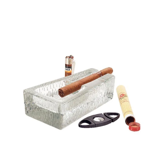 Libbey Cigar Ashtray , Glass L18 - W10 - H5cm - Libbey - Image 2