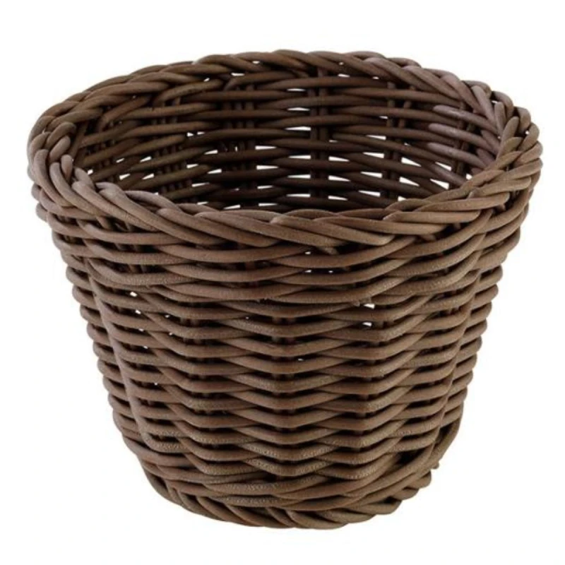 APS Round Basket Dia 13cm Hight 10cm Mocha - APS