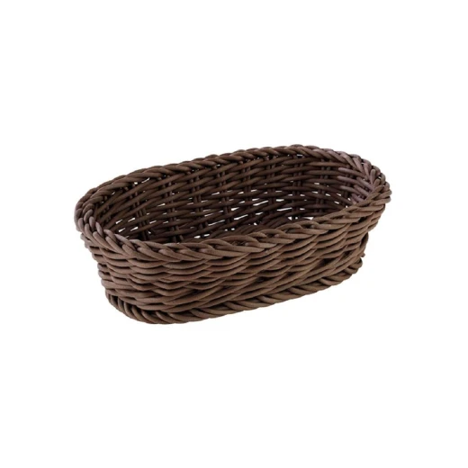 APS Oval Basket 19x12 H 6cm Dark Brown APS Oval Basket 19x12 H 6cm Dark Brown