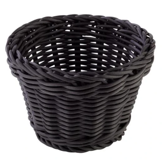 APS Round Basket Dia 13cm Hight 10cm Black APS Round Basket Dia 13cm Hight 10cm Black