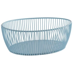 سلة سفارت قطر 24 × 19 سم ارتفاع 8 سم أزرق من اي بي اس